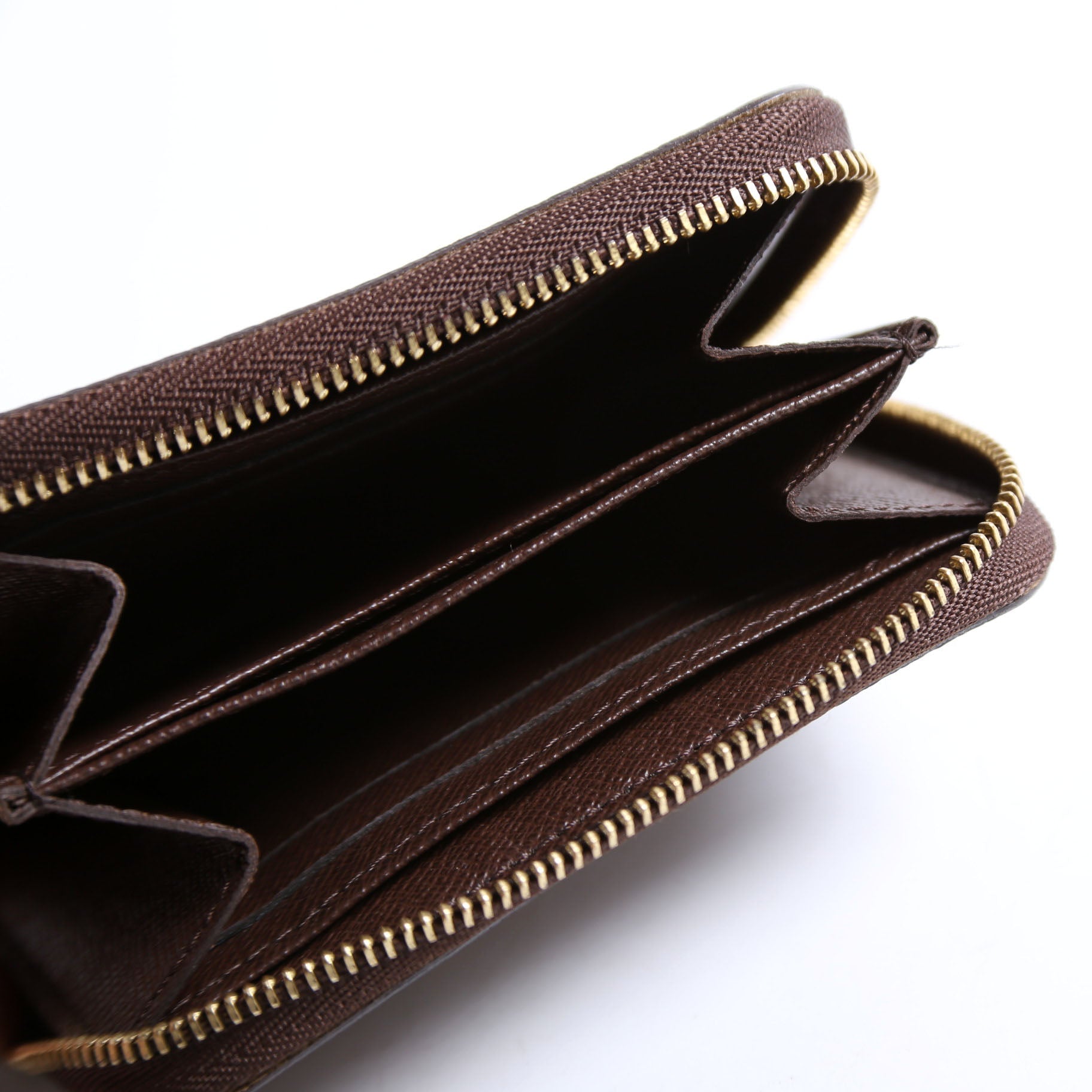 Zippy Coin Purse Damier Ebene Brown