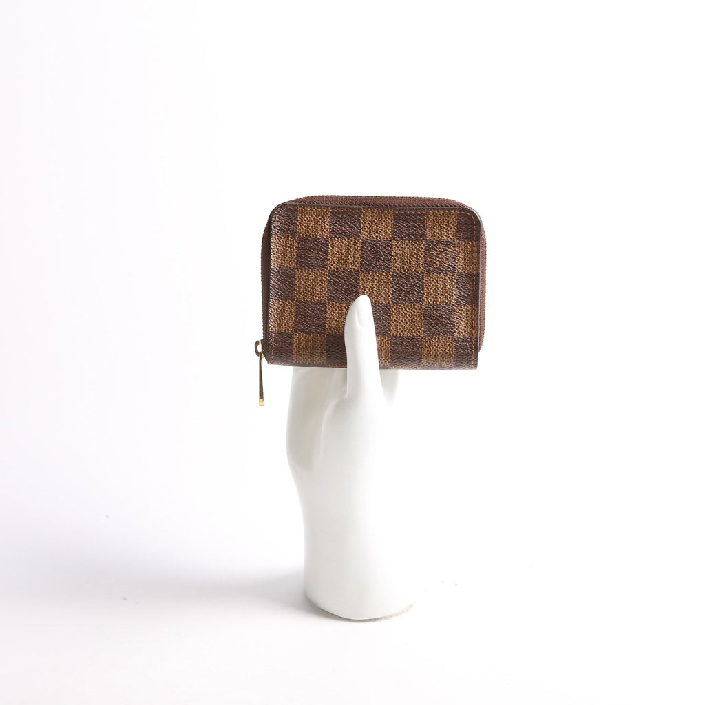 Zippy Coin Purse Damier Ebene Brown