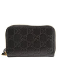447939 Zip Around Card Case Black