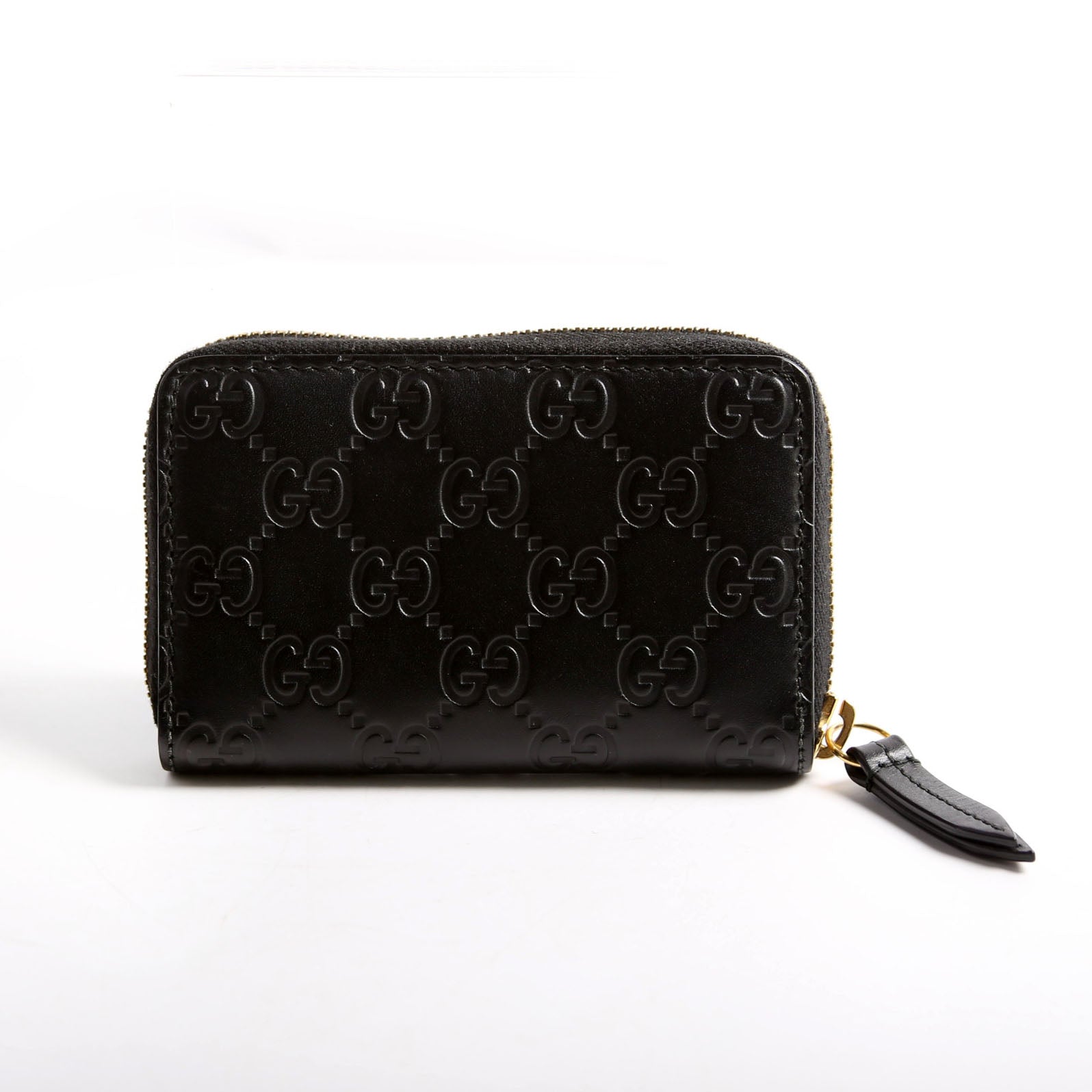 447939 Zip Around Card Case Black