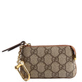 447964 GG Supreme Key Case Brown