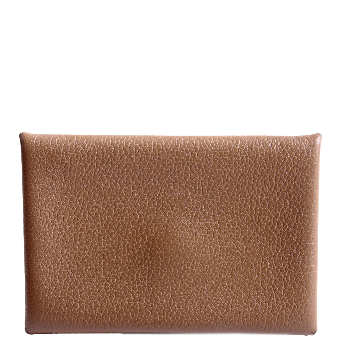 Hermes Calvi Card Case Taupe