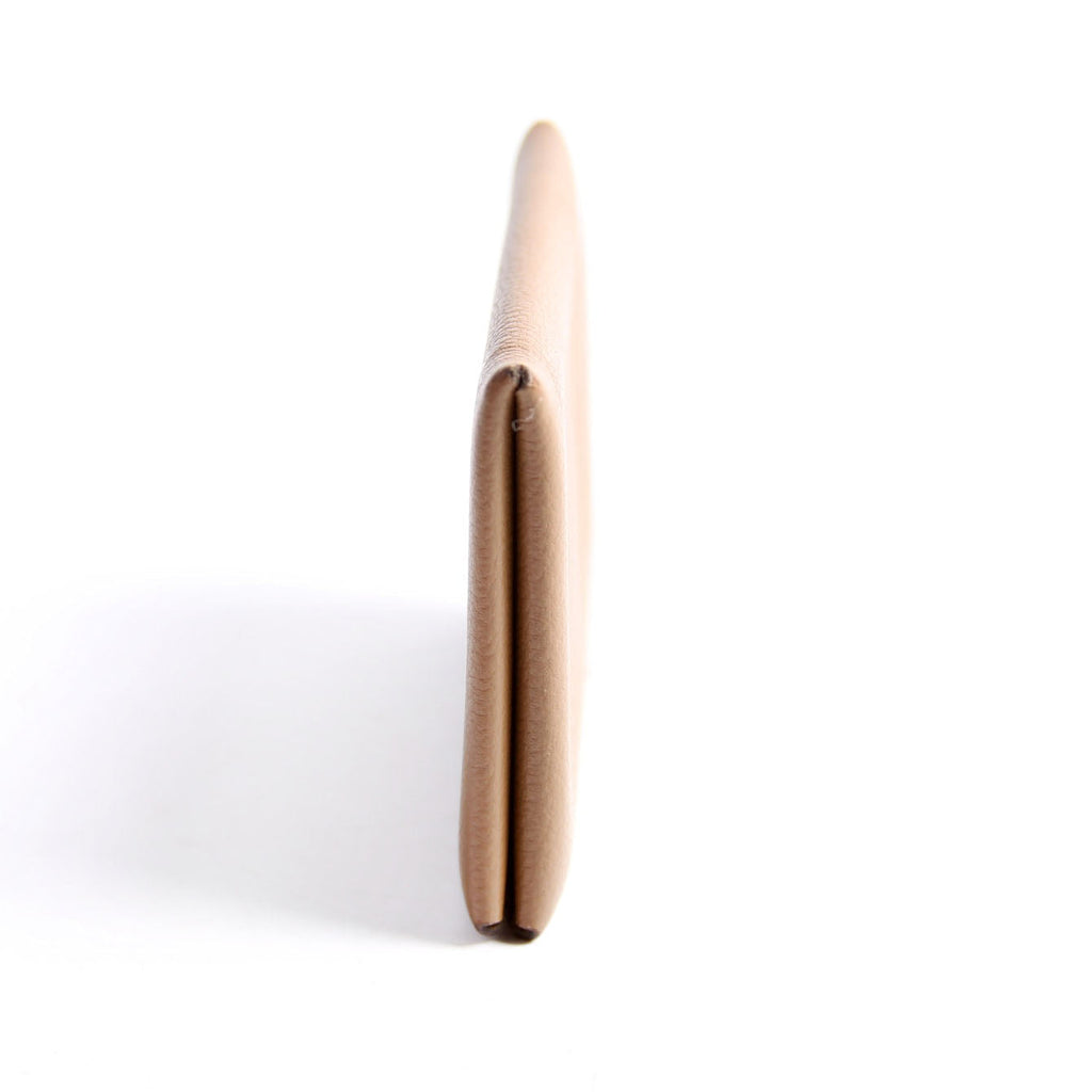 Hermes Calvi Card Case Taupe