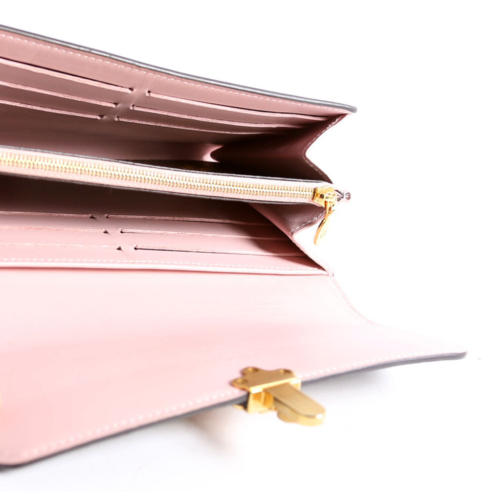 Cherrywood Long Wallet Pink