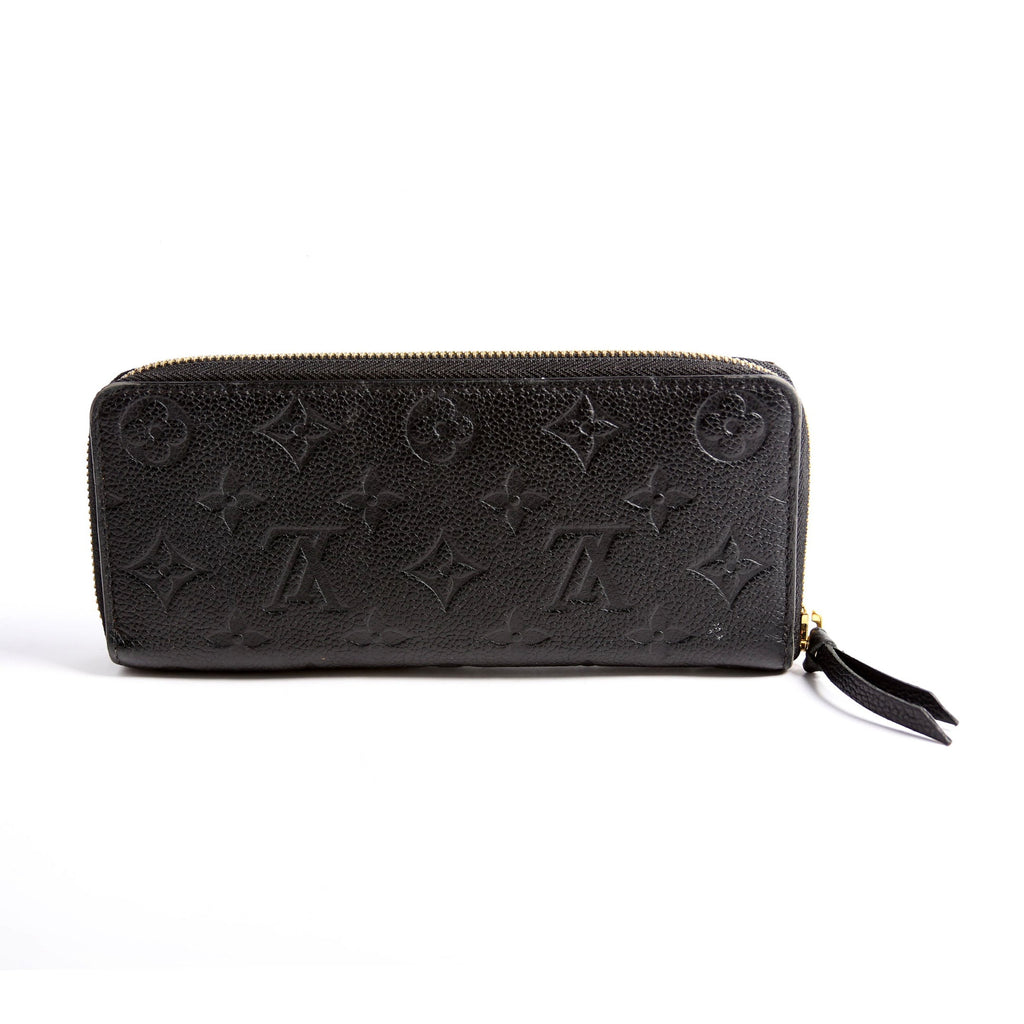 Clemence Wallet Empreinte Black