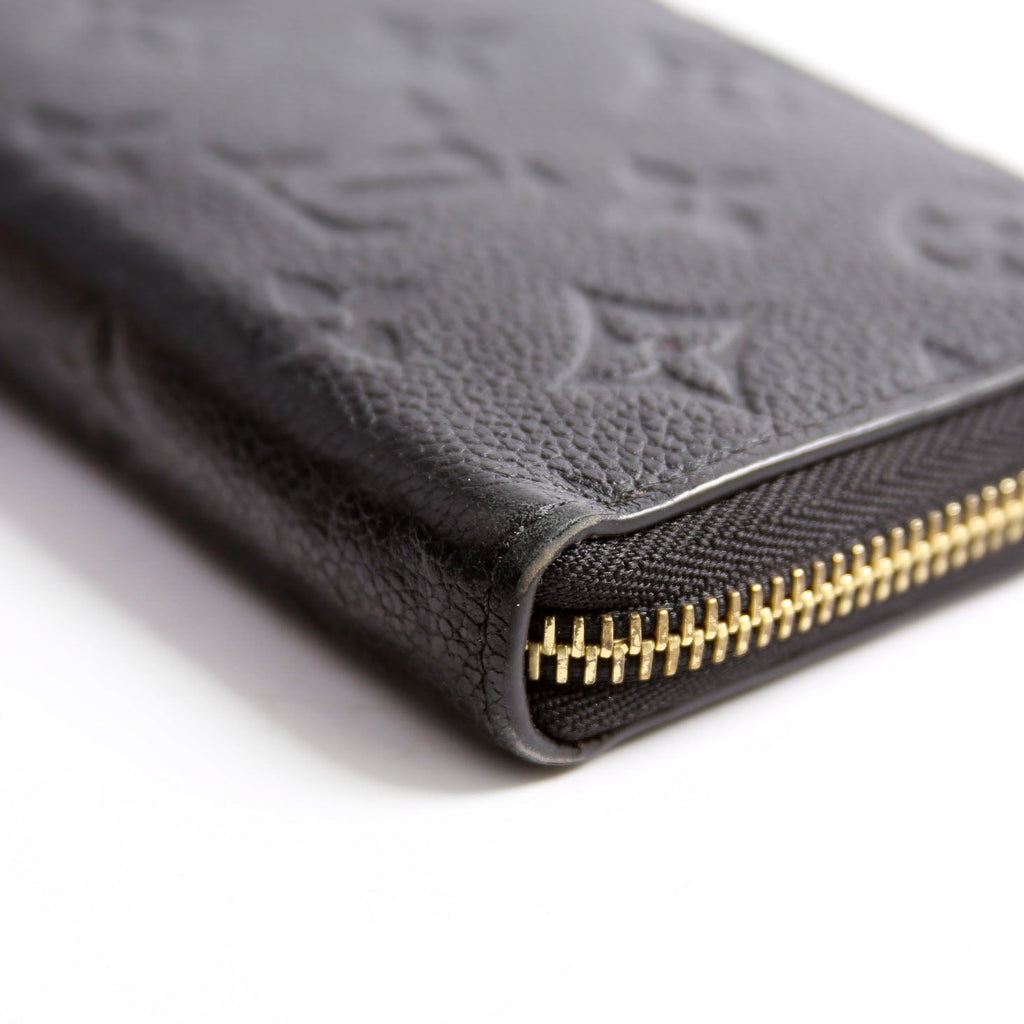Clemence Wallet Empreinte Black