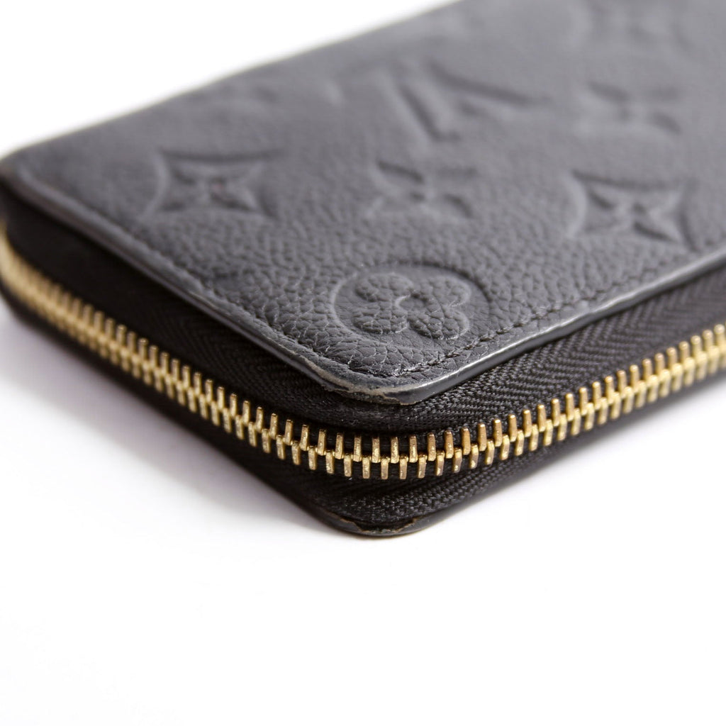 Clemence Wallet Empreinte Black