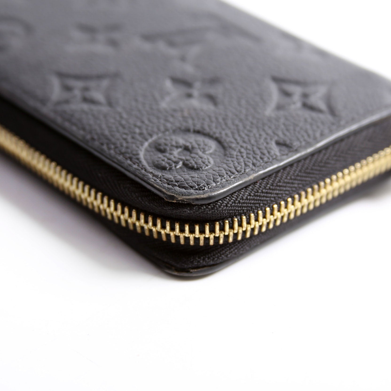 Clemence Wallet Empreinte Black