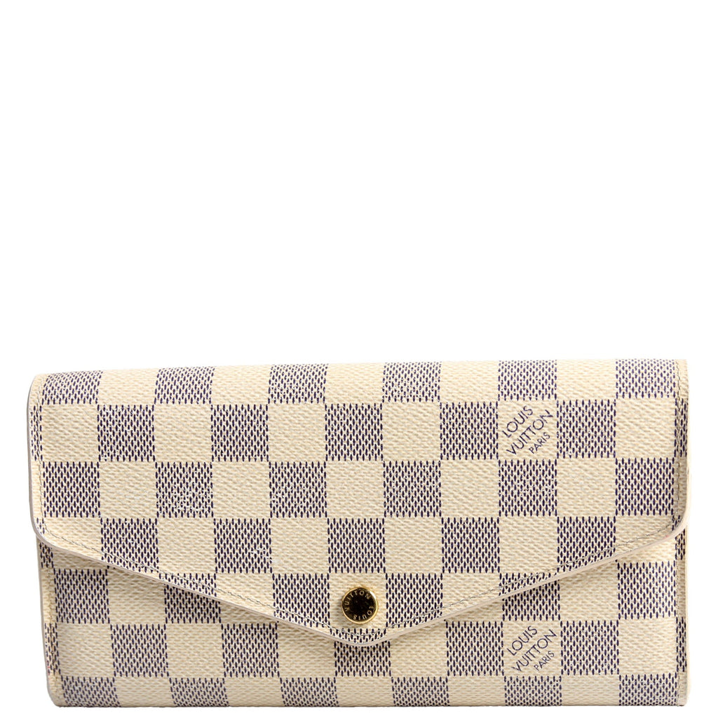 Sarah Wallet Damier Azur