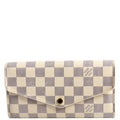 Sarah Wallet Damier Azur