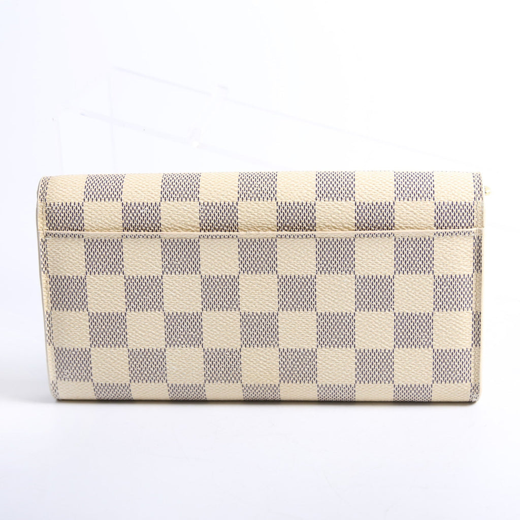 Sarah Wallet Damier Azur