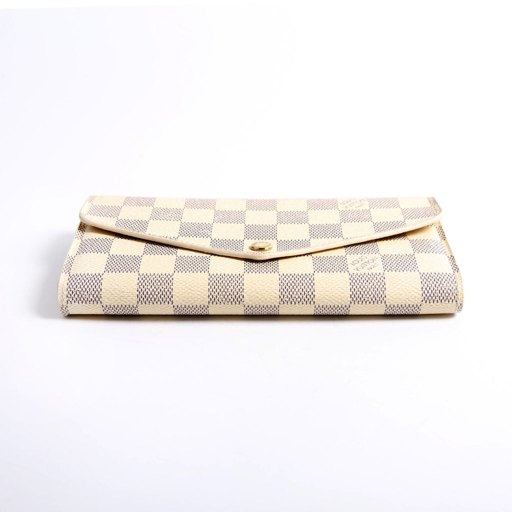 Sarah Wallet Damier Azur