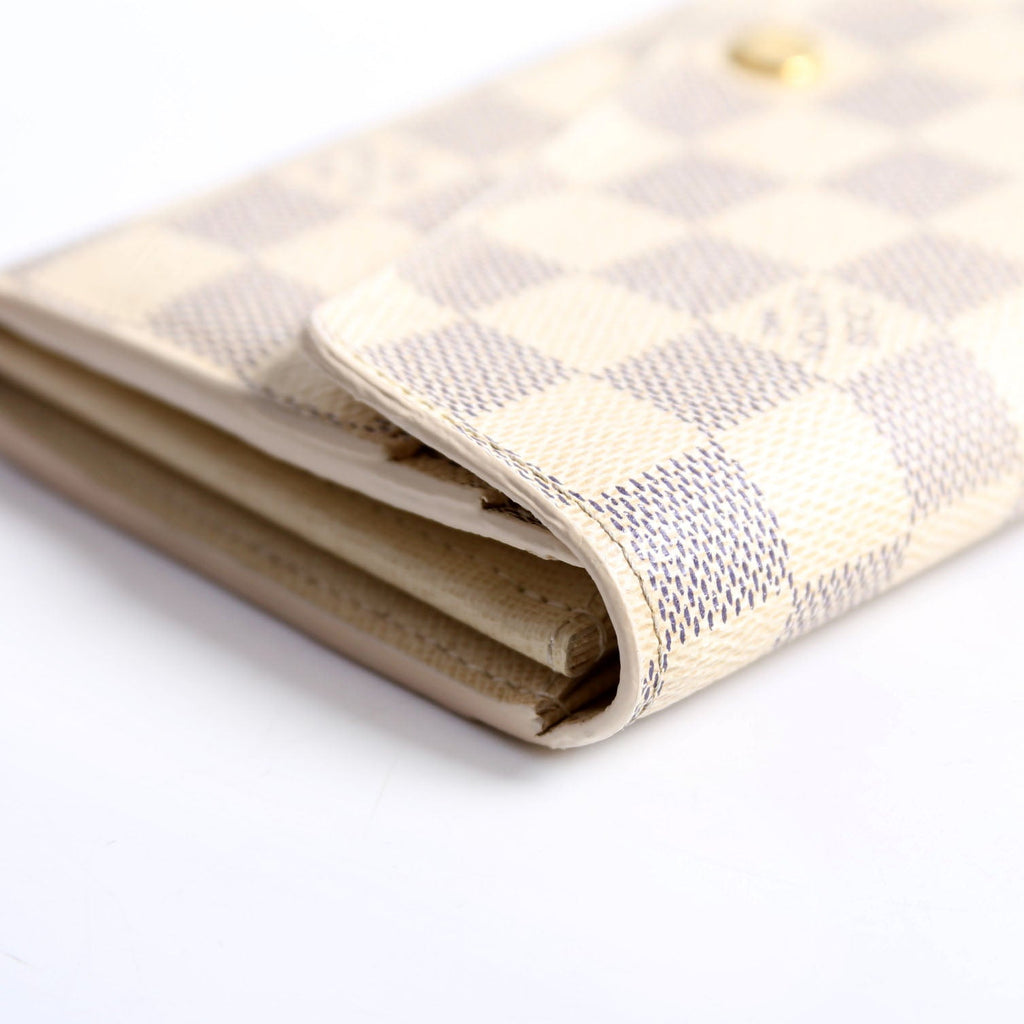 Sarah Wallet Damier Azur