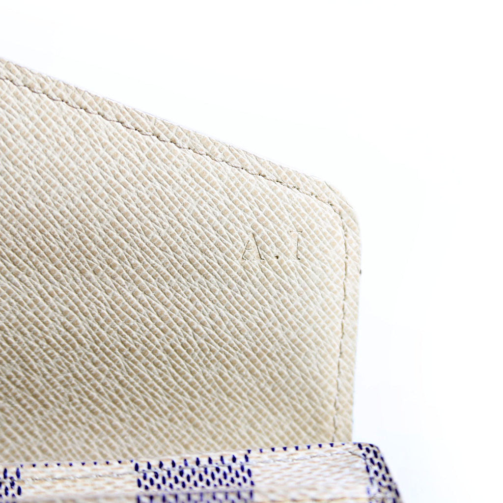 Sarah Wallet Damier Azur