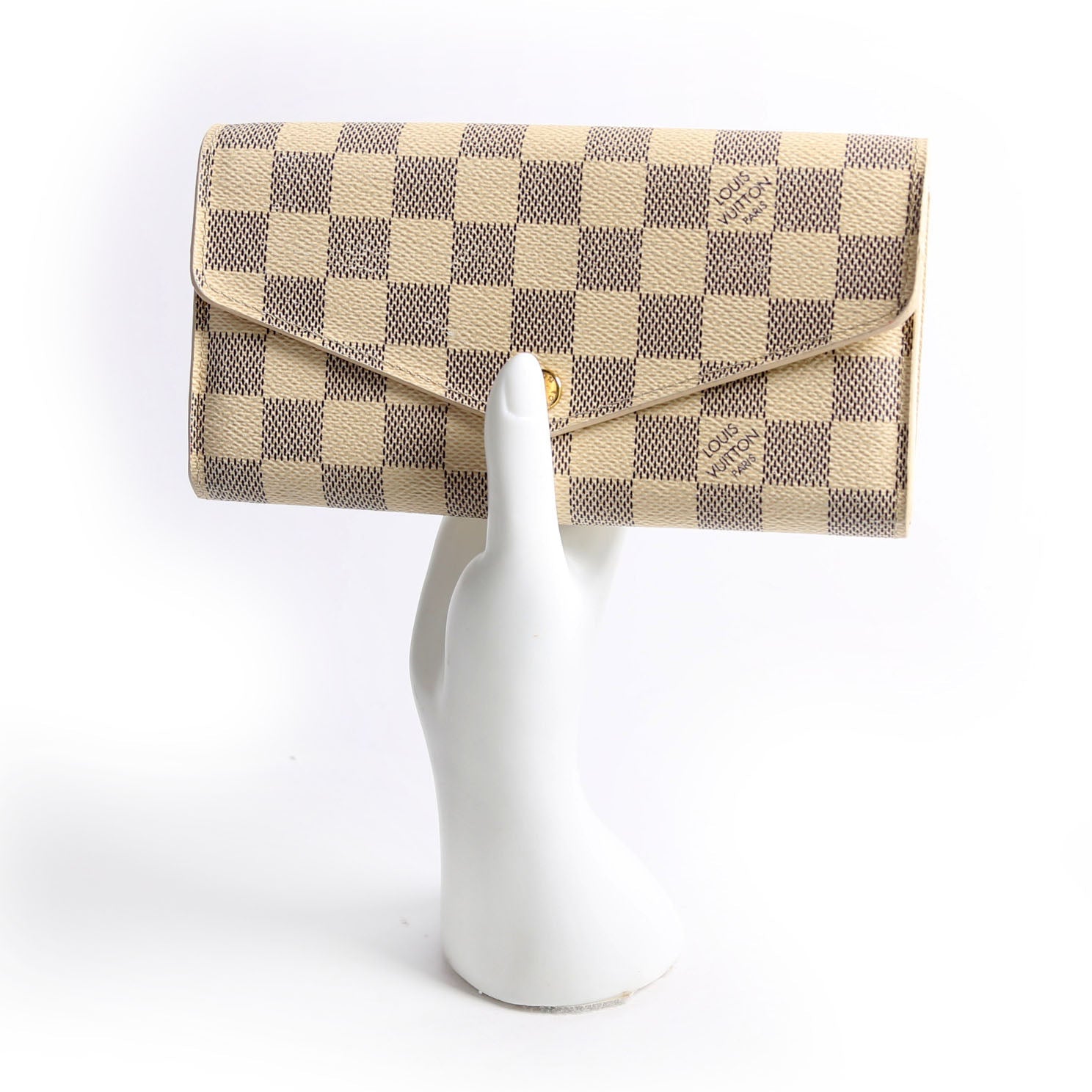Sarah Wallet Damier Azur