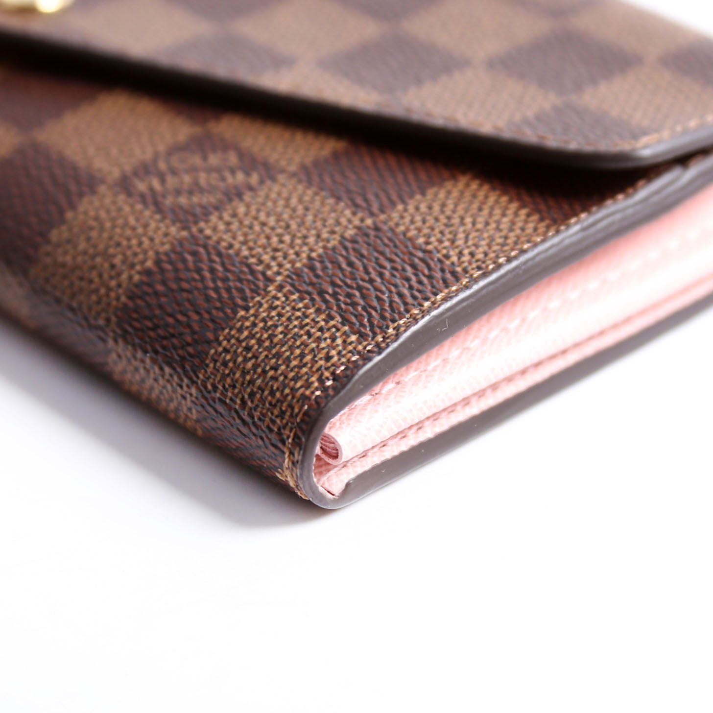 Sarah Wallet Damier Ebene Newer Pink