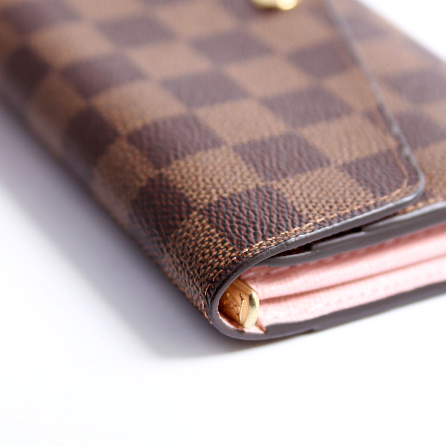 Sarah Wallet Damier Ebene Newer Pink