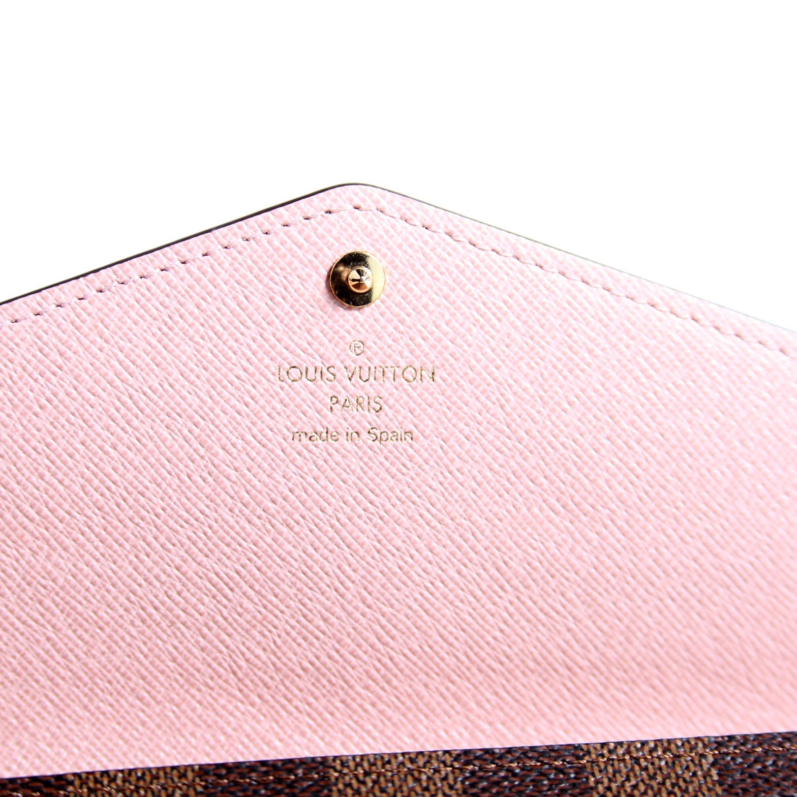Sarah Wallet Damier Ebene Newer Pink