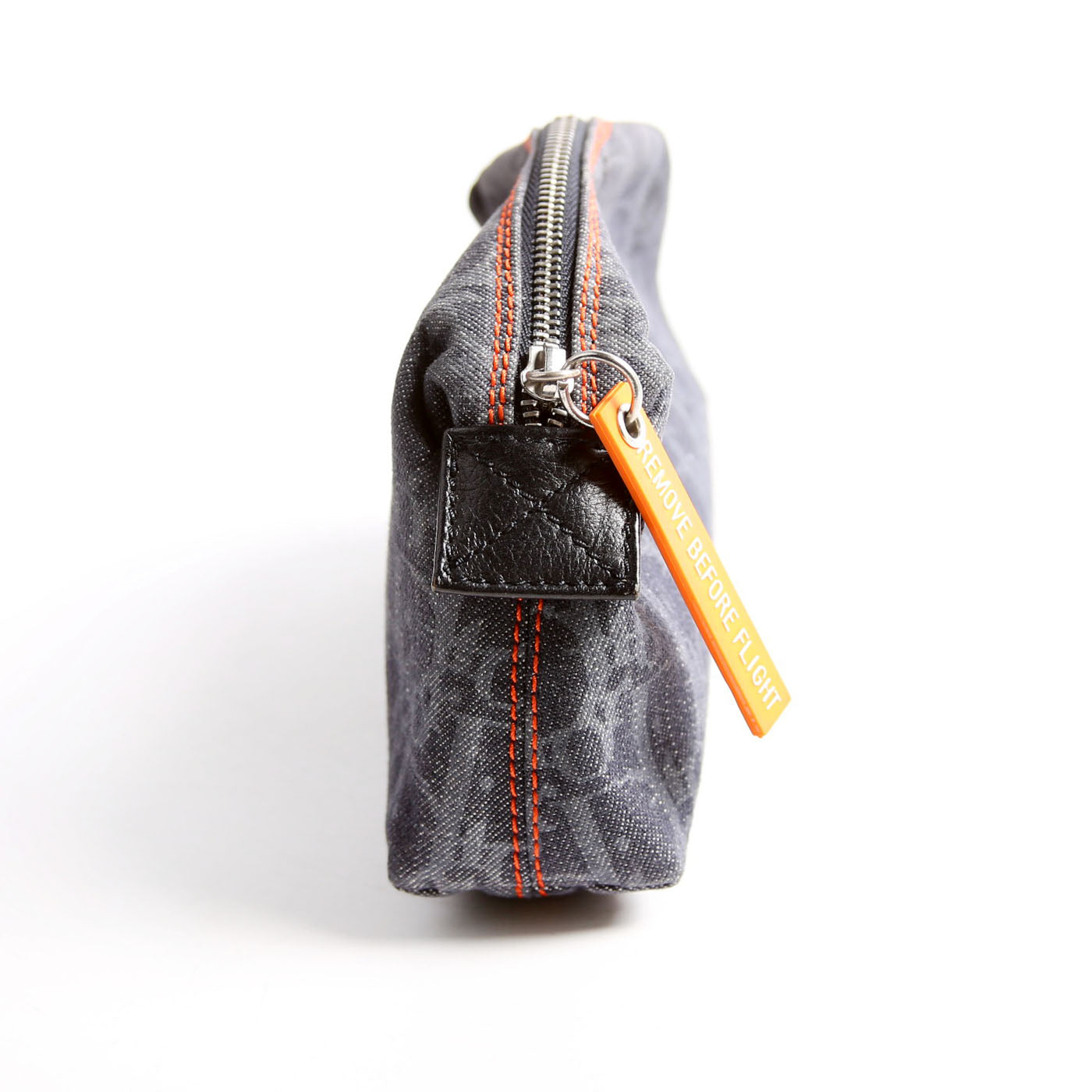 Flight Trotter Cosmetic Pouch Denim Monogram Blue