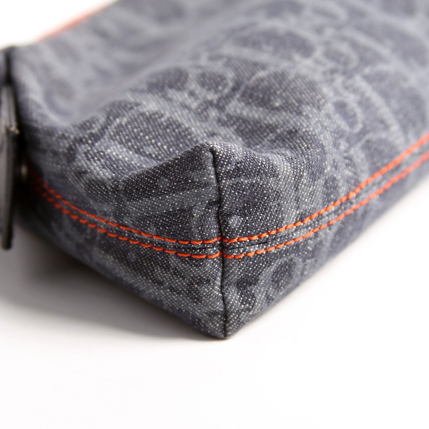 Flight Trotter Cosmetic Pouch Denim Monogram Blue