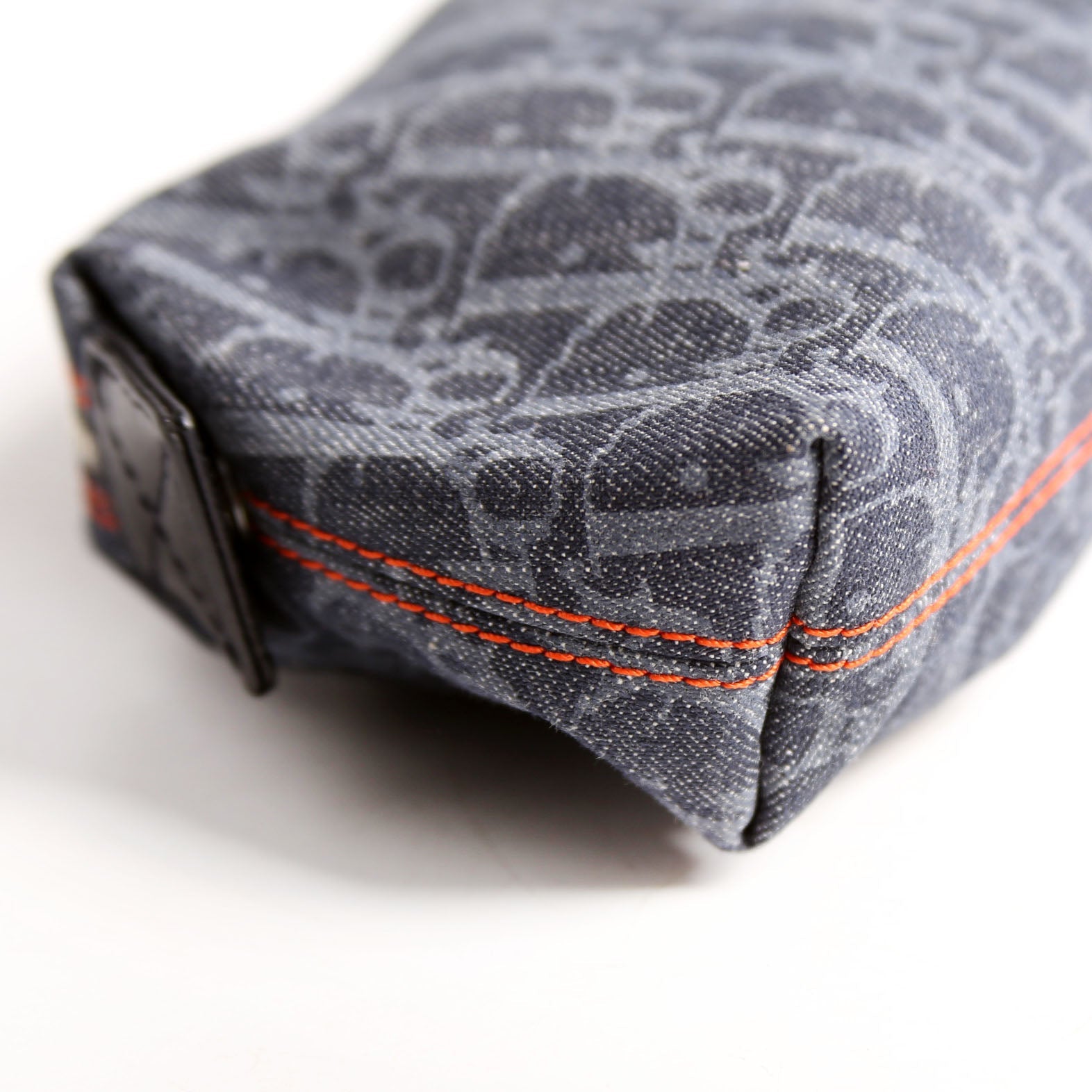 Flight Trotter Cosmetic Pouch Denim Monogram Blue