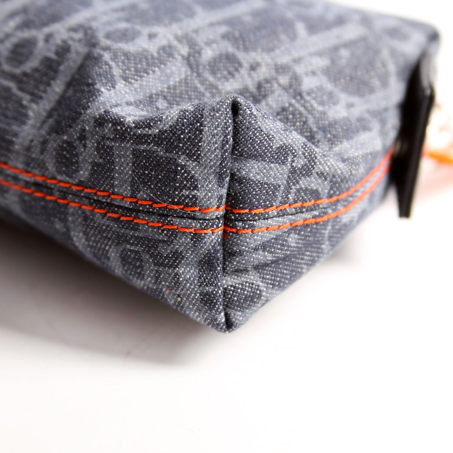 Flight Trotter Cosmetic Pouch Denim Monogram Blue
