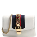 Gucci 494646 Sylvie Chain Super Mini White