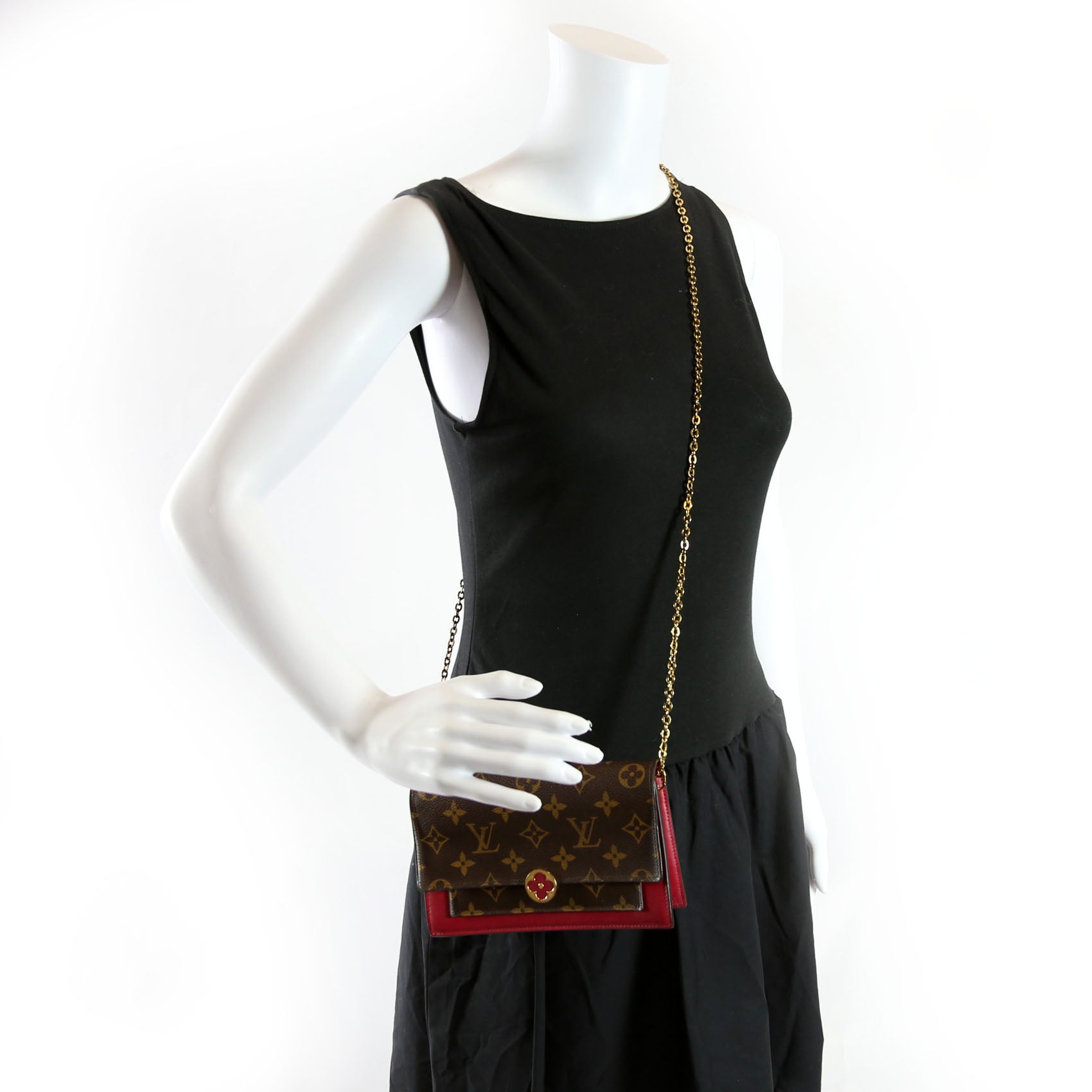 Flore Chain Wallet Monogram