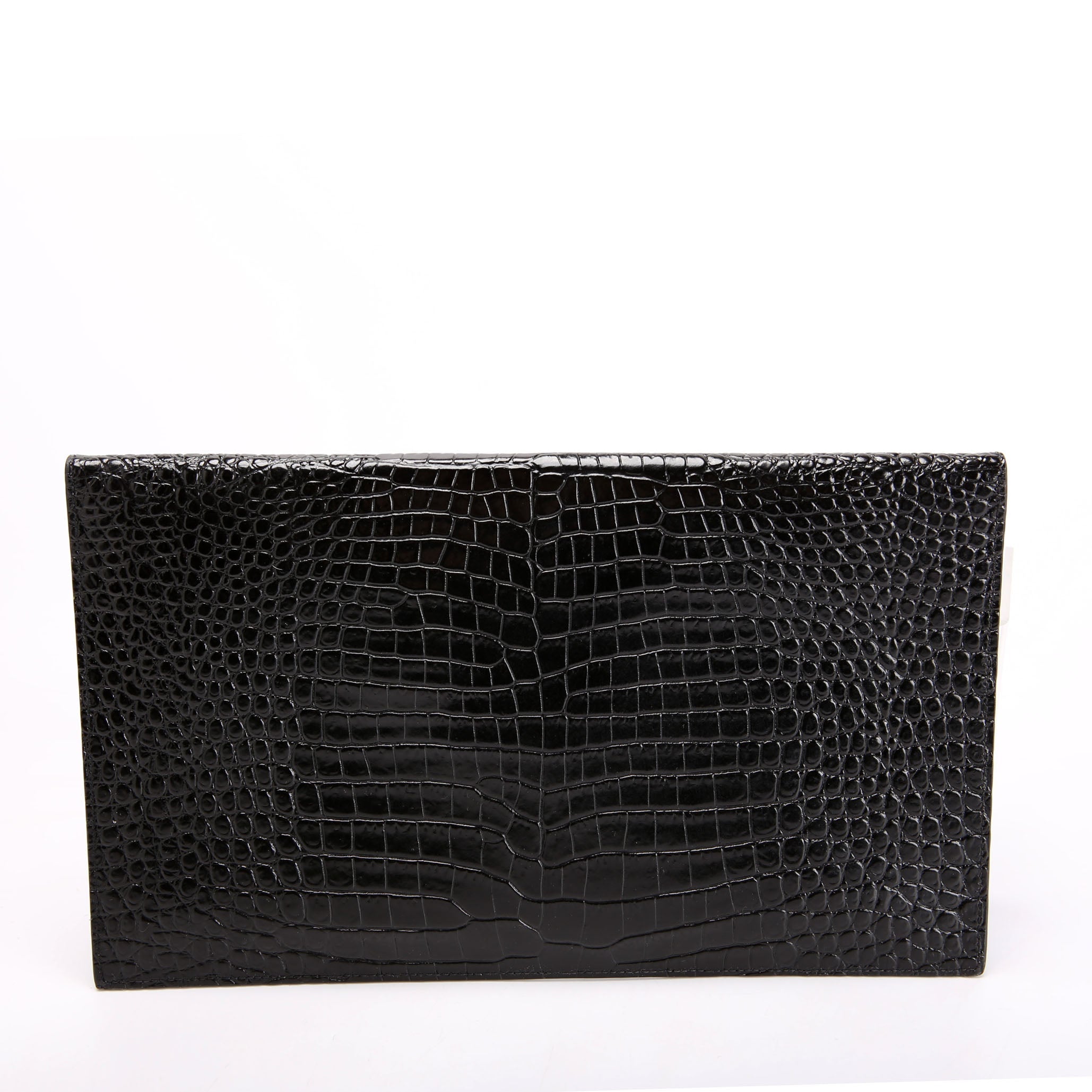 Uptown Pouch Crocodile Embossed 565739 Black
