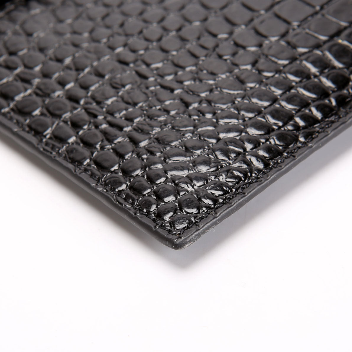 Uptown Pouch Crocodile Embossed 565739 Black