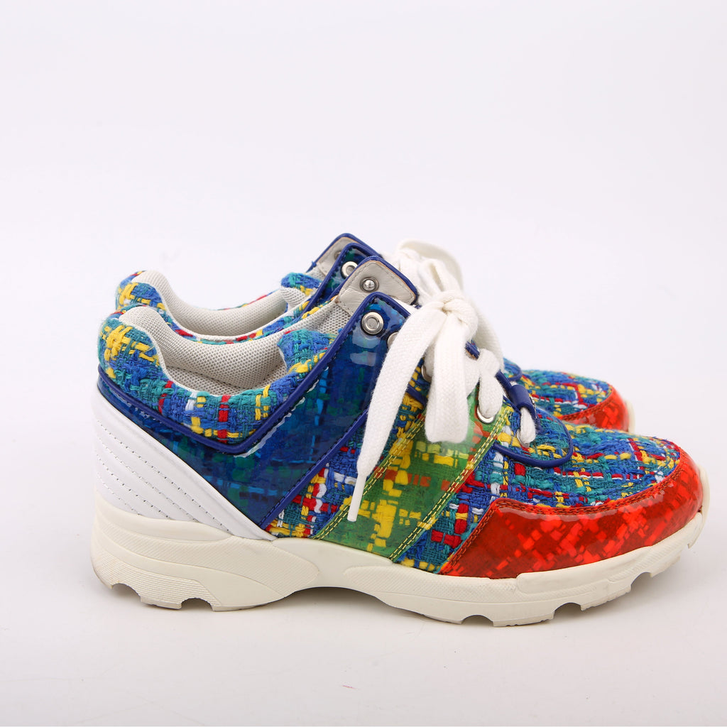 CC Tweed Sneakers Size 35