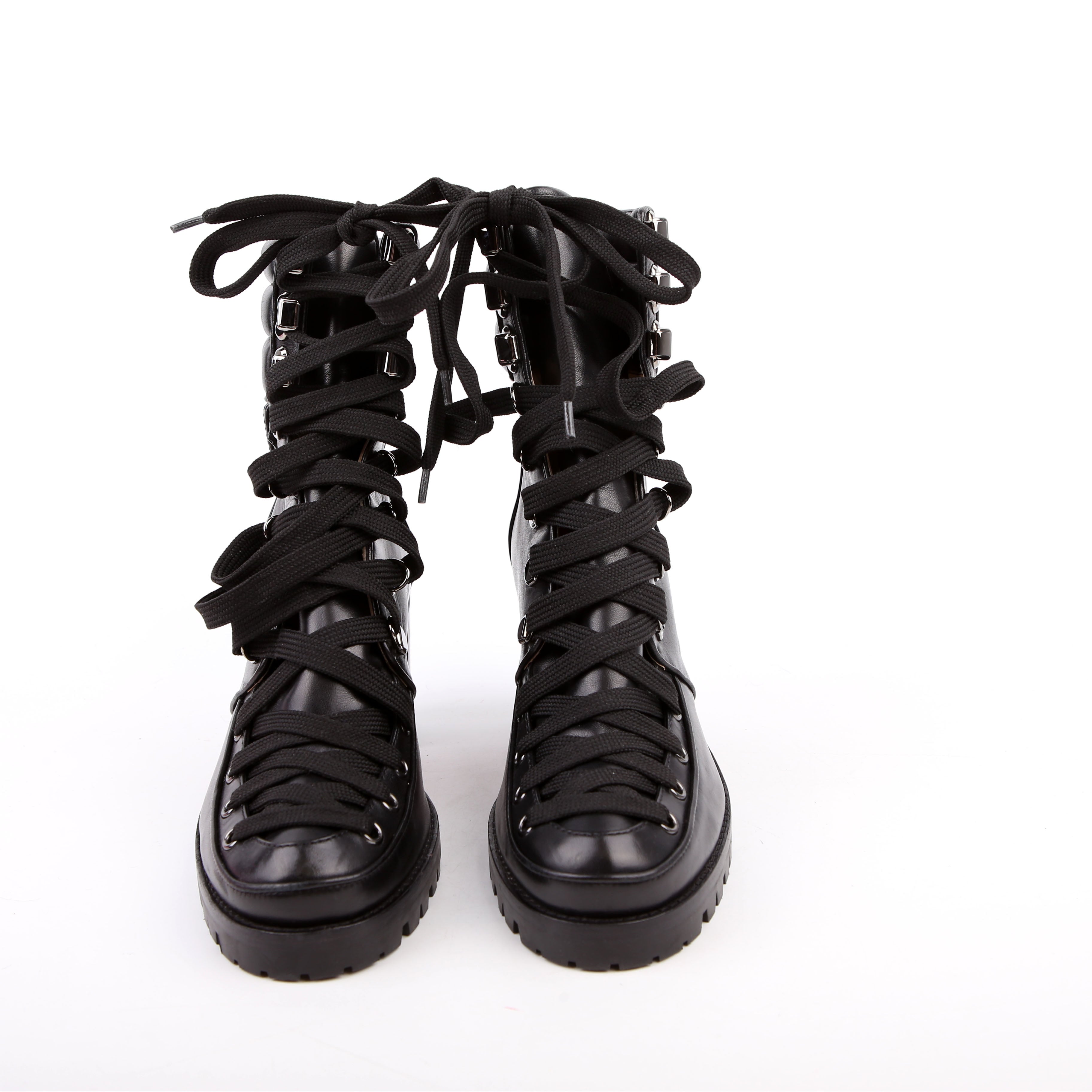 Who Runs Combat Boots Size 36 Black