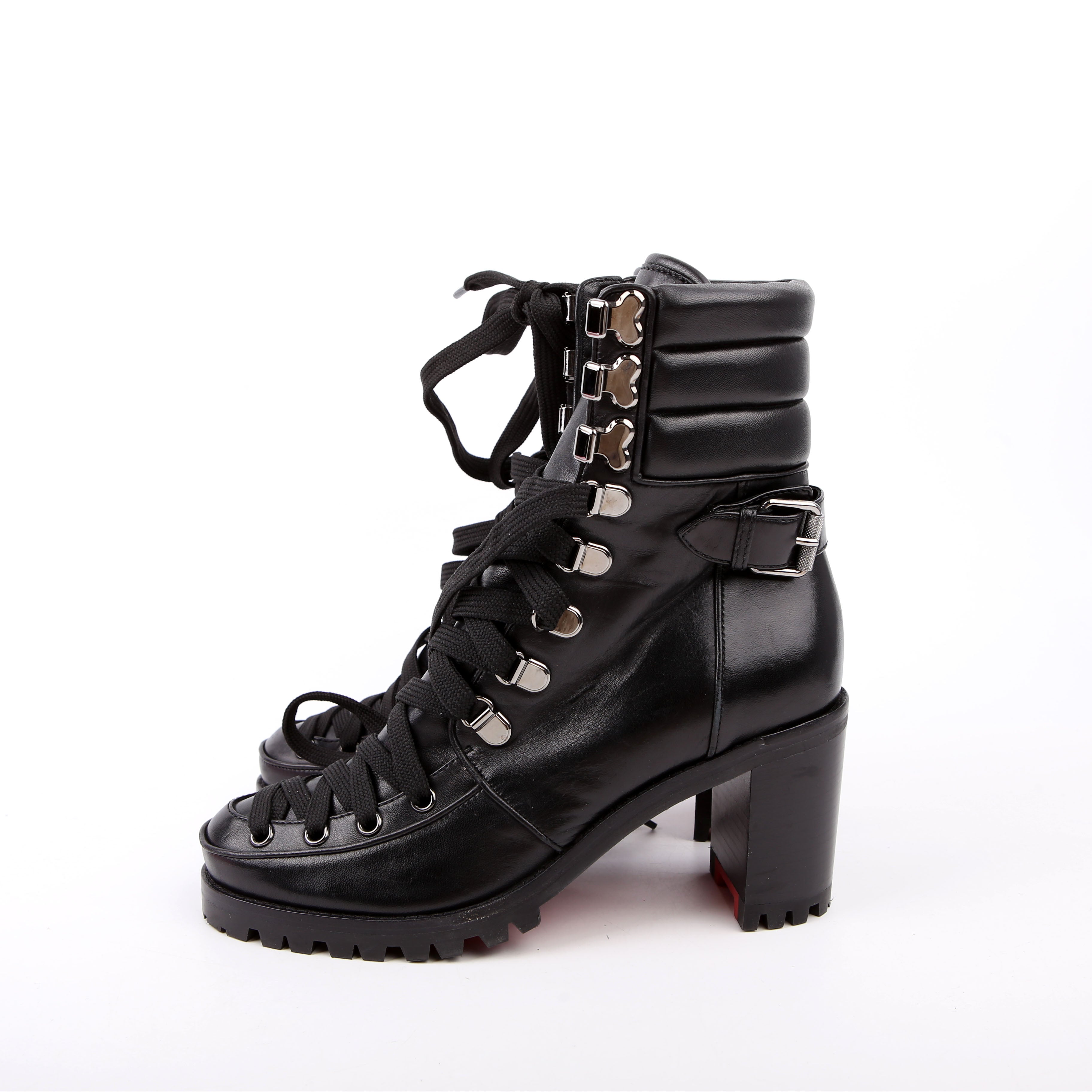 Who Runs Combat Boots Size 36 Black