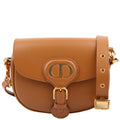 Bobby Bag Small Grained Calfskin Brown