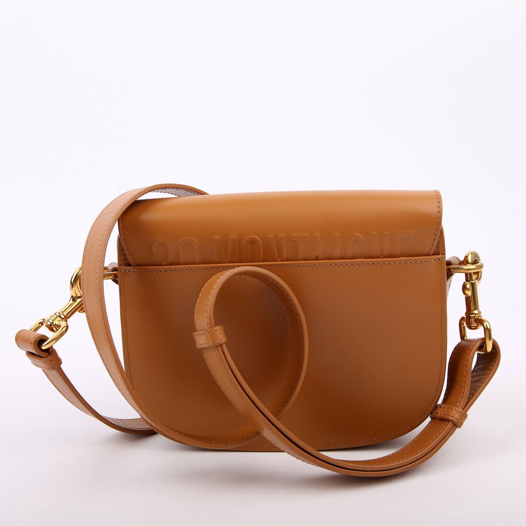 Bobby Bag Small Grained Calfskin Brown