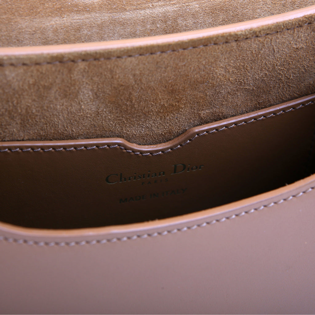 Bobby Bag Small Grained Calfskin Brown