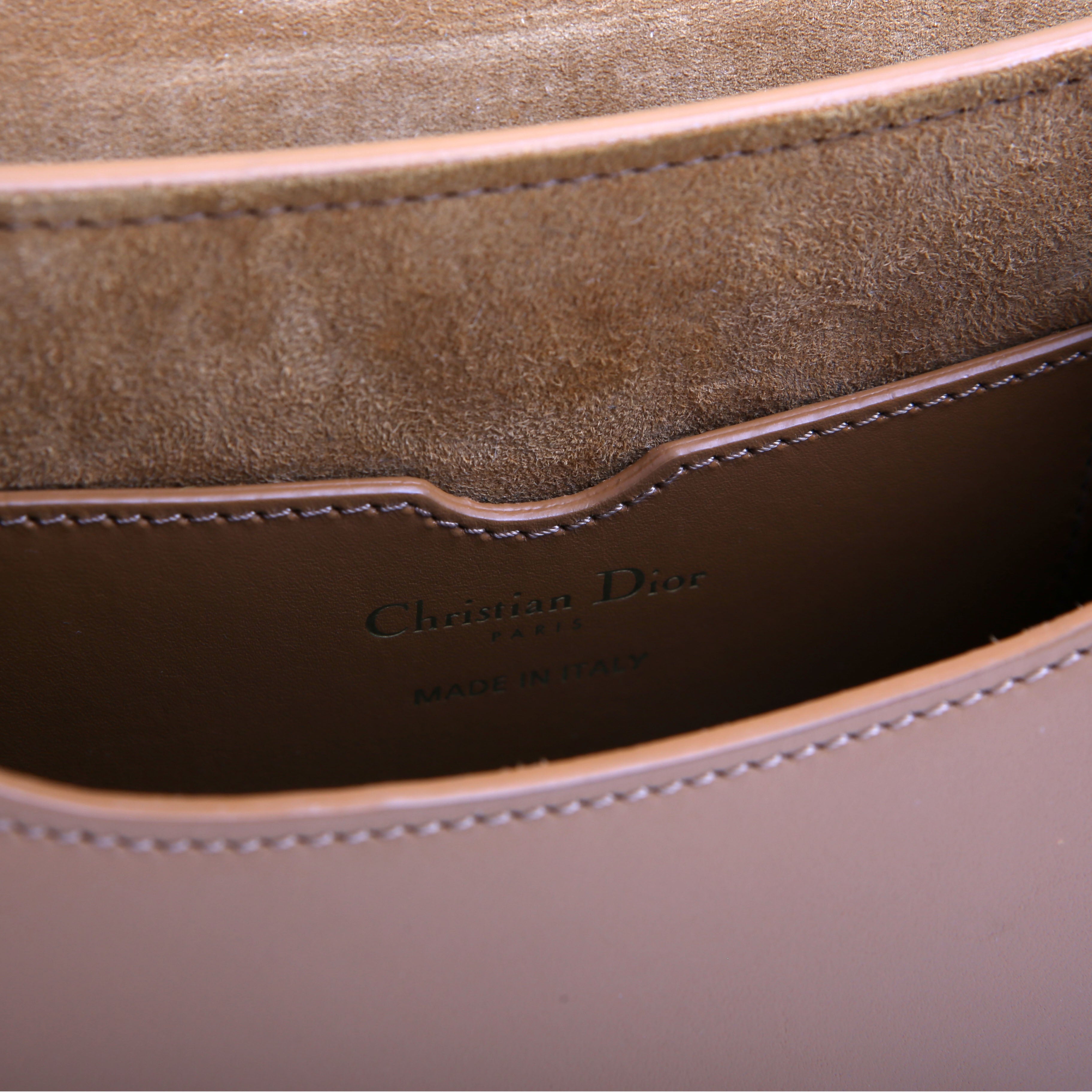Bobby Bag Small Grained Calfskin Brown