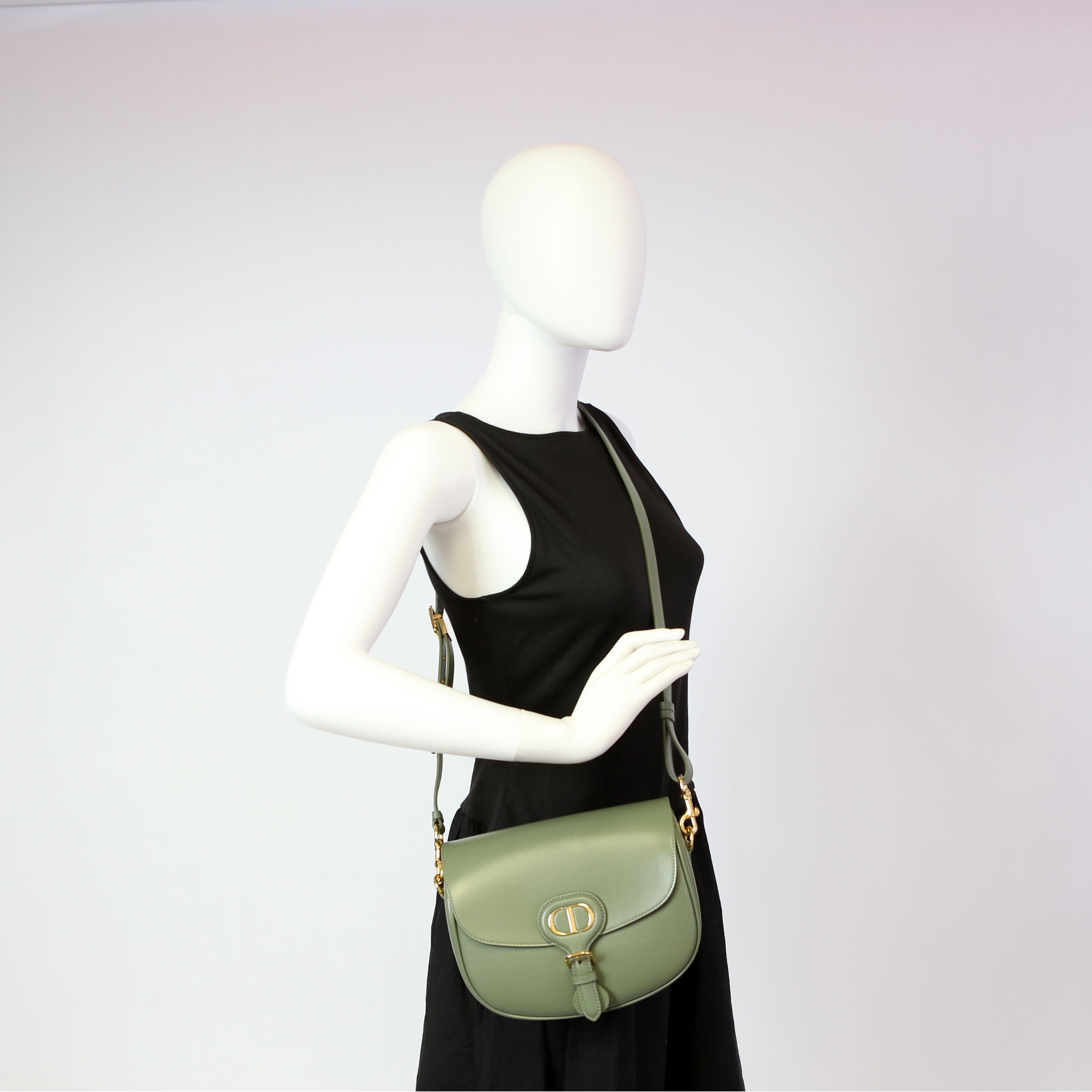 Dior Bobby Bag Medium Calfskin Green