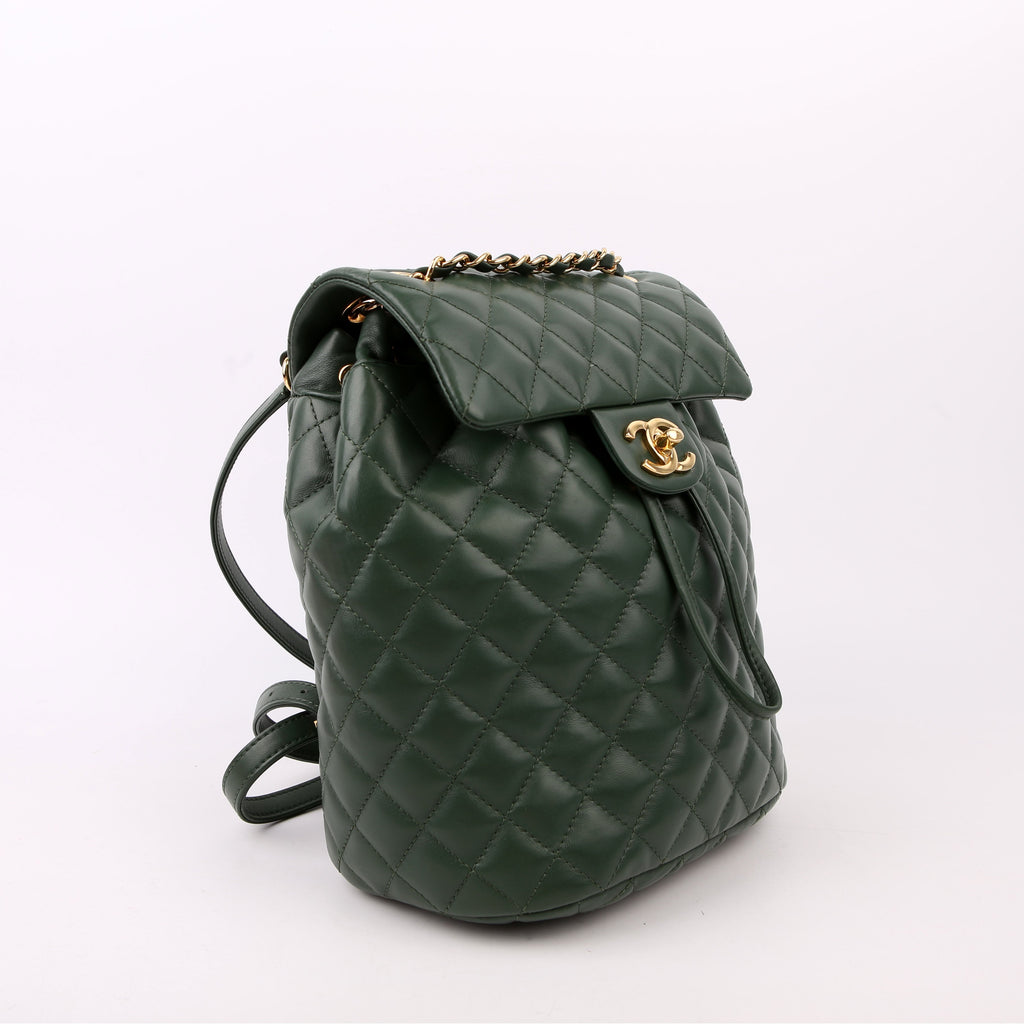 Urban Spirit Backpack Small Calfskin Green