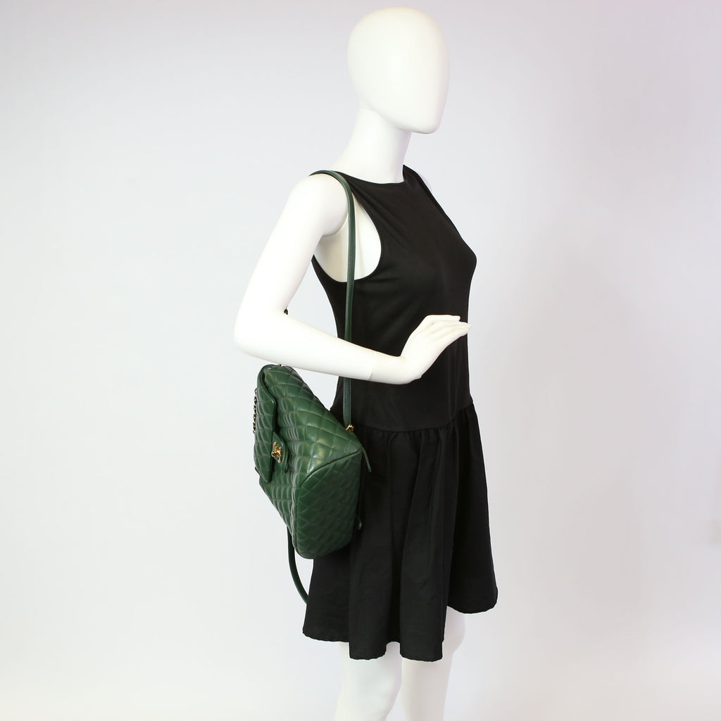 Urban Spirit Backpack Small Calfskin Green