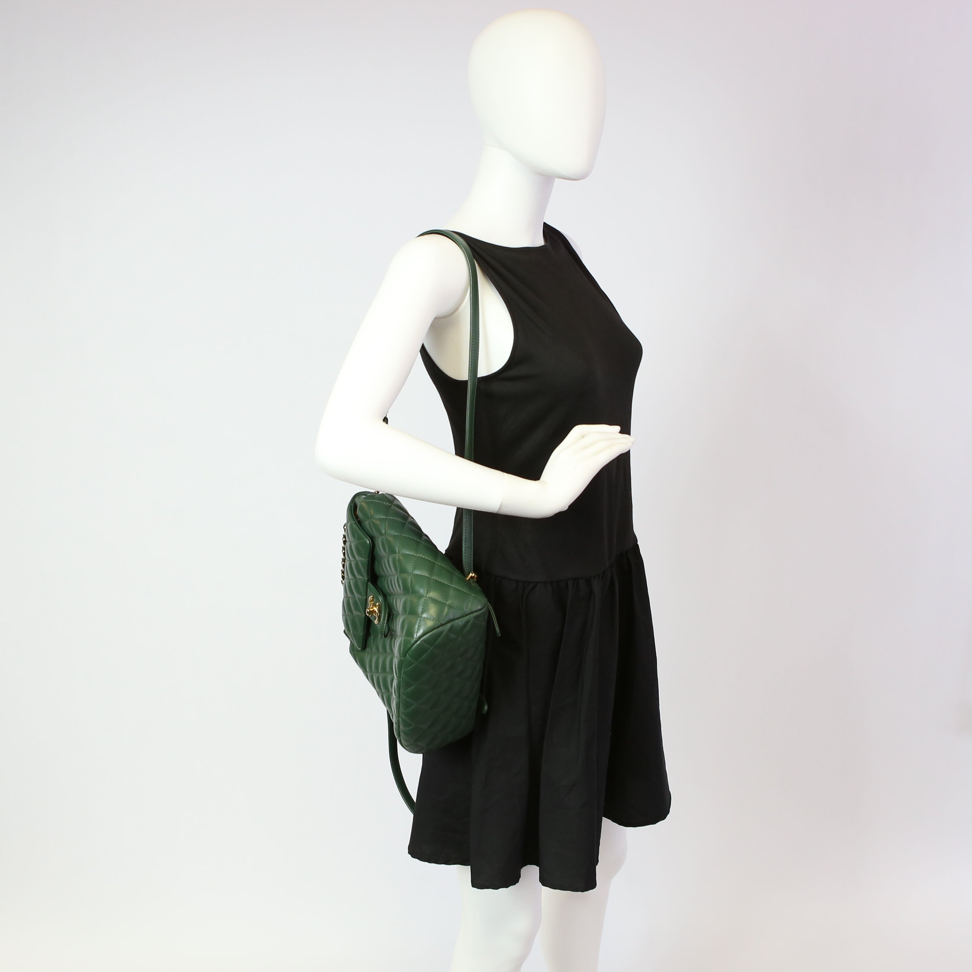 Urban Spirit Backpack Small Calfskin Green