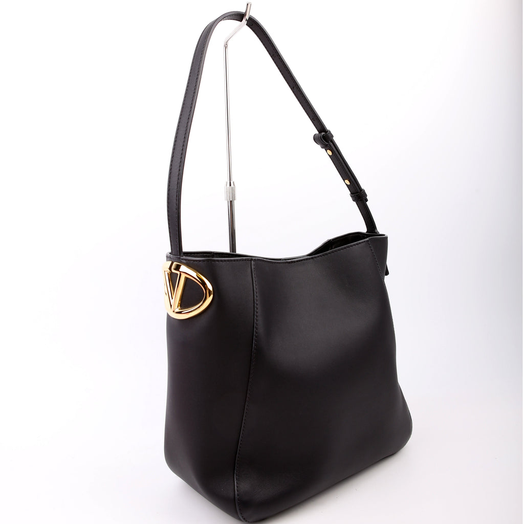 Vlogo Side Bucket Bag Black