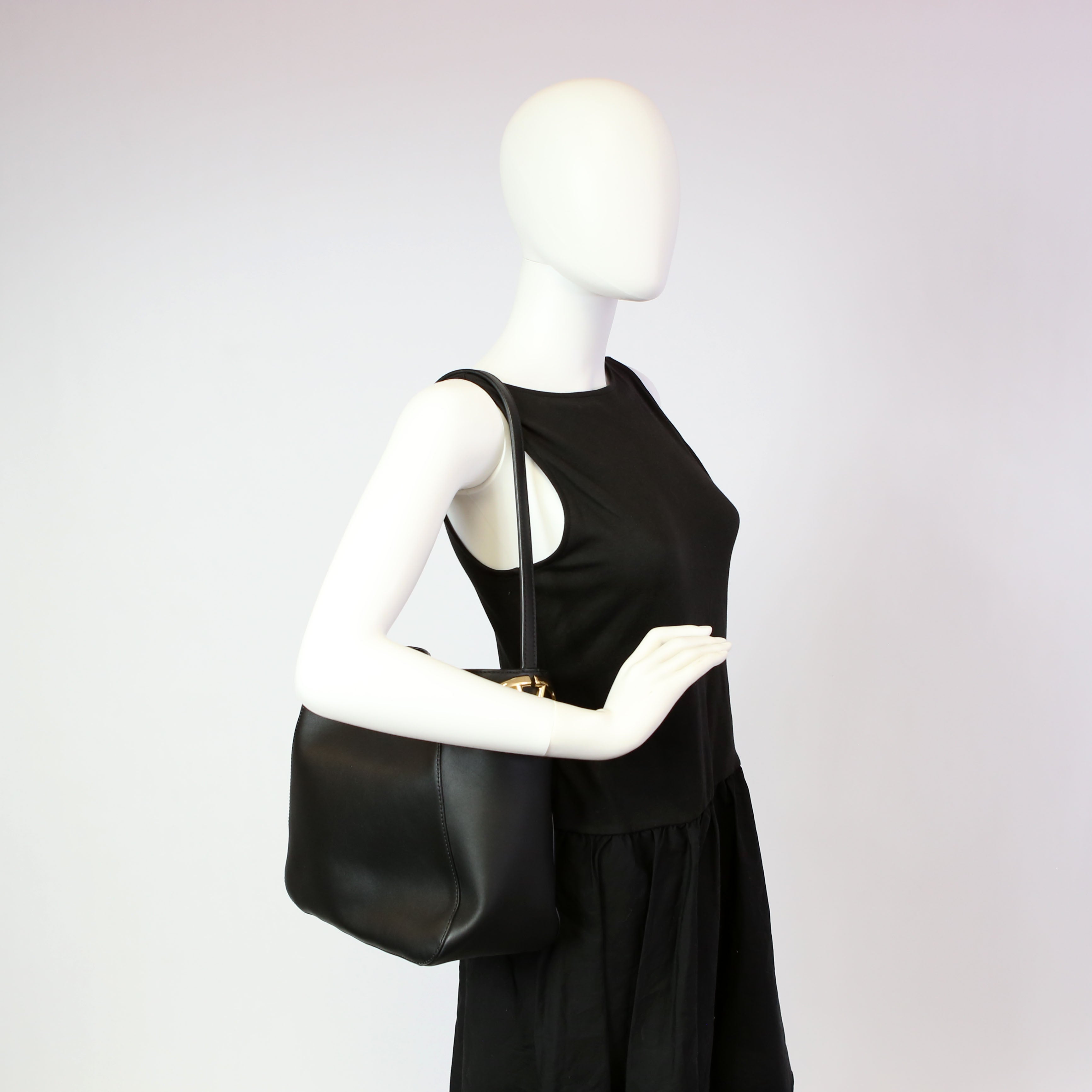 Vlogo Side Bucket Bag Black