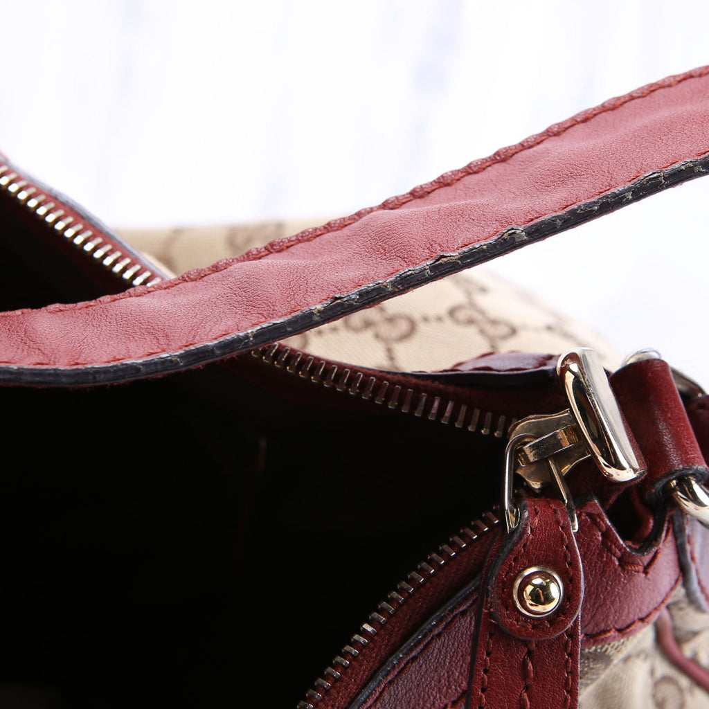232955 Sukey Canvas Hobo Medium Red