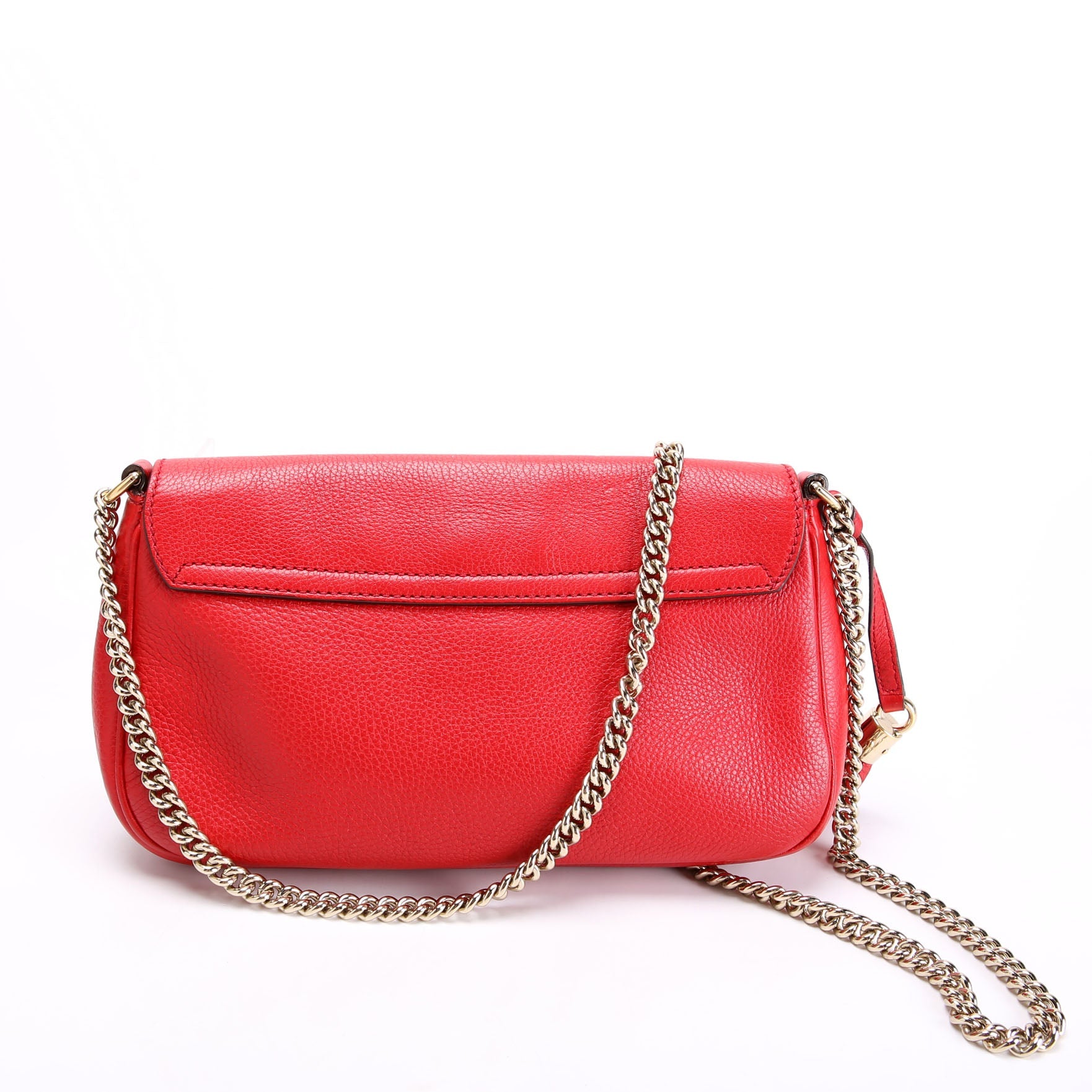 Gucci 336752 Soho Chain Tassel Flap Red
