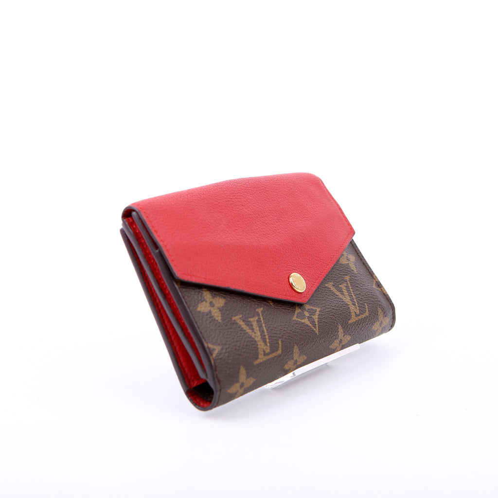 Pallas Wallet Compact Monogram Red