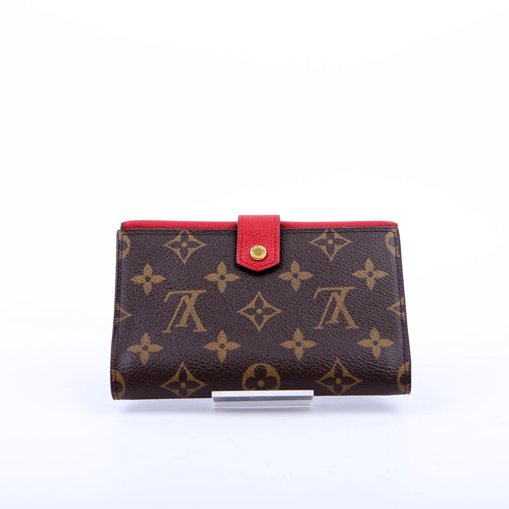 Pallas Wallet Compact Monogram Red