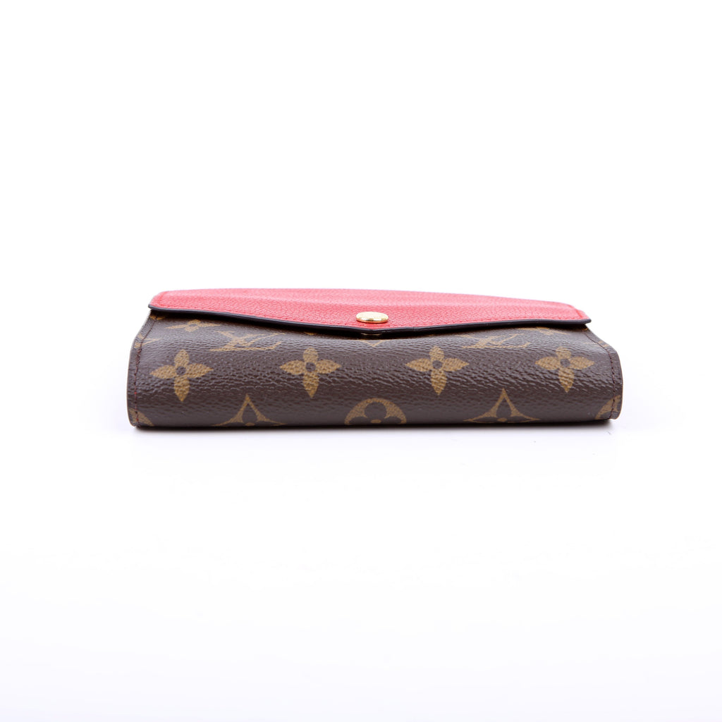 Pallas Wallet Compact Monogram Red