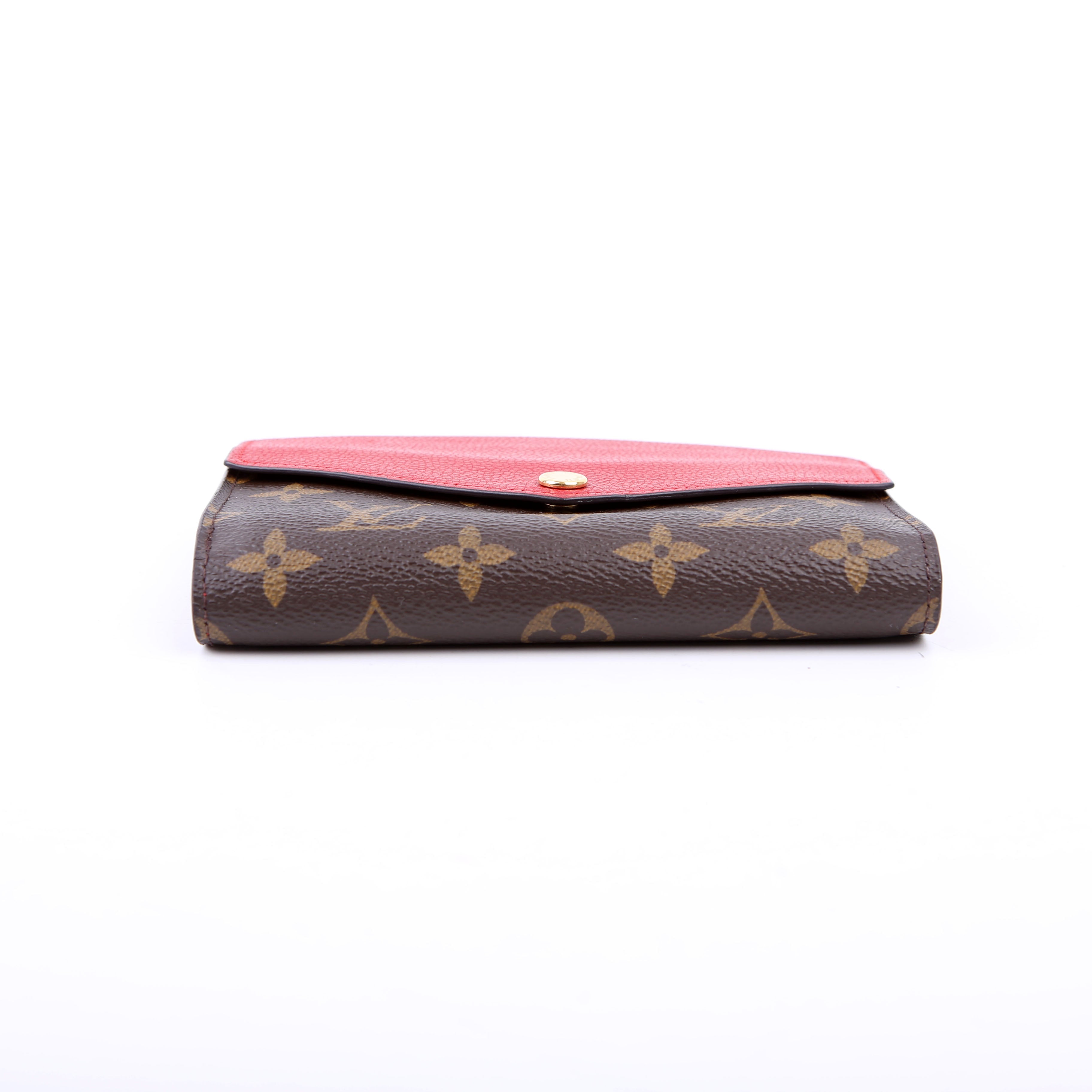 Pallas Wallet Compact Monogram Red