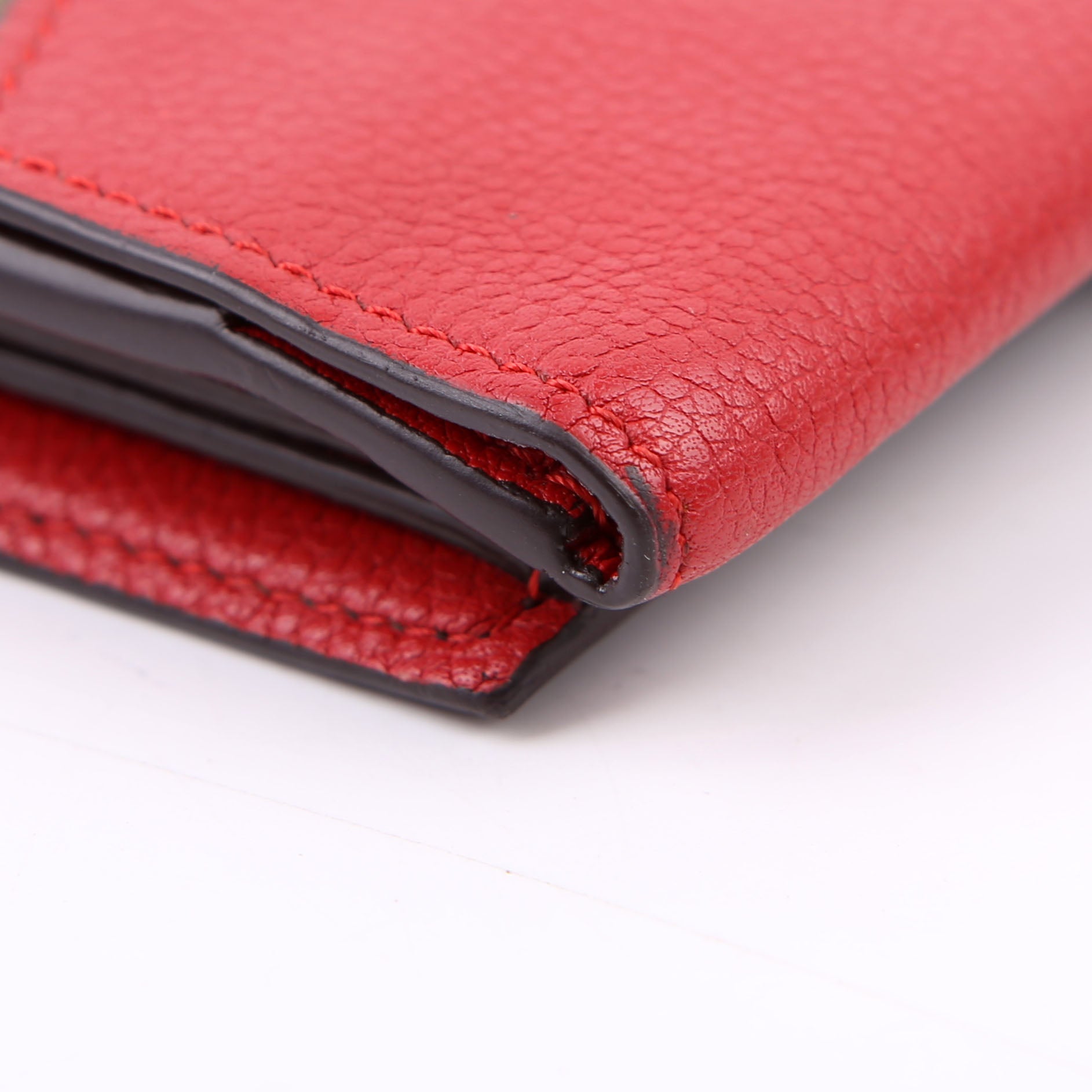Pallas Wallet Compact Monogram Red